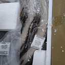 COLAMY Wooden Dining Chairs Set of 4, Modern Fabric Upholstered Kitchen Side Chairs, Farmhouse Dining Room Chair with Foot Pegs, Beige