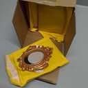 20 Pcs Vintage Mini Gold Frame Small Resin Baroque Picture Frames Antique with Paper Board and PVC Film Retro Photo Ornaments for Home Wedding Wall Display DIY Decoration (Carved Style)