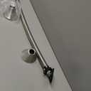 Moen Curved Adjustable Spring Tension No Drill Shower Curtain Rod for Bathroom, Brushed Nickel Finish, CSR2172BN