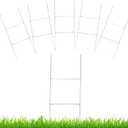 CPTC FLRAE 5 Pack Yard Sign Stakes Metal, 17.5'' x 7'' H Frames Yard Stakes for Signs