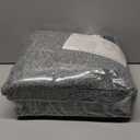 FinRec 5x7 Washable Area Rugs for Bedroom Living Room, Low Pile Thin Rug Solid Color, Non-Slip Carpet Indoor for Home Decor (Grey)