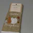 Homewear Embroidered Hand Towels - Hello Pumpkin