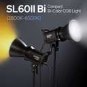Godox SL60IIBi Bi-Color LED Video Light 75W, 2800K-6500K, CRI96+ TLCI97+, 25100Lux@1m, Bowens Mount LED Continuous Output Light w/11 FX Effects, APP/2.4G Wireless Control, Dimmiable Brightness
