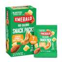 Emerald Nuts Cashews and Almonds with Dried Pineapple 7 Ct (1-Pack), 100-Calorie Individual Packs of Mixed Nut Blend and Dried Fruit