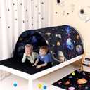 Bed Tent for Kids Lucky Castle Bed Tent Foldable Play House for Children Play Tents for Girls Boys Sleeping Canopy Playhouse