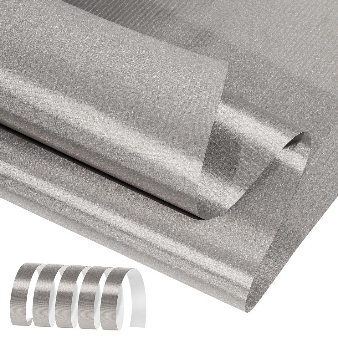 Faraday Fabric 43" x 87"+ 158" L Tape, Military Grade Faraday Cloth for Shielding RFID, EMP, EMF, EMI, 5G, WiFi, Bluetooth, GPS, Prevents Radiation and electromagnetic Interference.