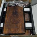 TUTOTAK End Table with Charging Station, Side Table with 2 USB Ports and Outlets, Nightstand with Cloth Drawer, Set of 2, Couch Table, Brown TB01BB052 | with Cloth Drawer