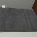 OLANLY Thick Memory Foam Bath Mat Rug 30x20, Extra Soft Absorbent Bathroom Rug, Quick Dry Bath Mats, Non-Slip, Machine Washable Carpet for Bathroom, Tub and Shower, Home Decor Accessories, Dark Grey
