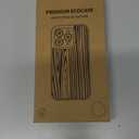 Abbolinxus for iPhone 16 Pro Magnetic Wood Case. Unique & Classy Shockproof Protective Cover. Compatible with MagSafe Magnetic Charging. (Ebony Wood, iPhone 16 pro(6.3")