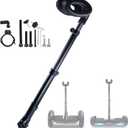 HandleBar Fit for Segway Ninebot S Smart/mini PRO/mini LITE Self-balance Scooter Hoverboard Adjustable 3in1 Function with Hand Grip, Leg Clamp, Kickstand - Release Knee Bar Pressure (Black)