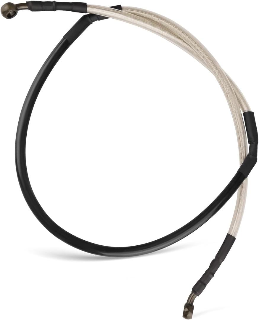 Front Brake Braided Hose Line 45125-KZ4-J21 Fit for Honda CR125R CR250R 1995-2007 CR500R 1995-2001, Replace 45125-MEN-003