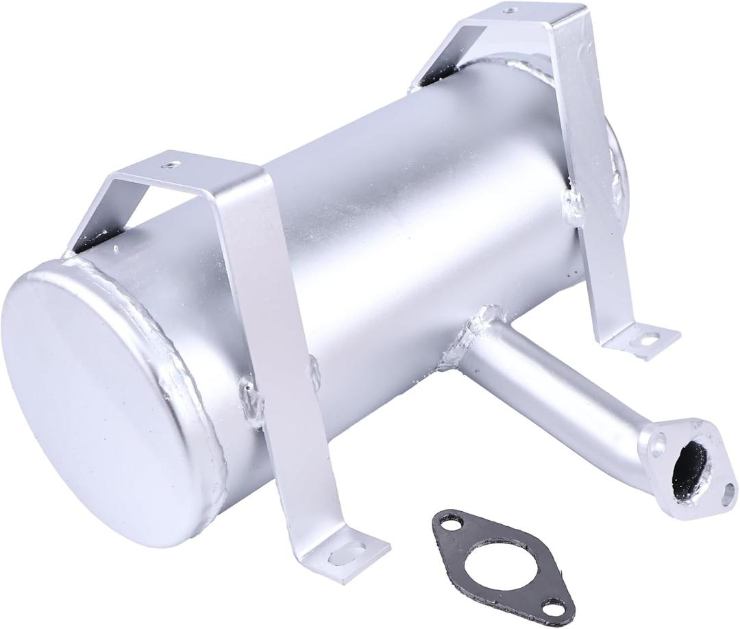 JZGRDN Muffler AM122848 AM131220 M92365 Compatible with John Deere Lawn Tractor LTR166 LT155 LTR155 LT150 LT133 with Kohler 15HP Engine