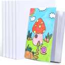 Miikoul 6 Pack Hardcover Blank Book,100GSM White Blank Books for Kids to Write Stories,40 Pages 6x8 Inch Blank Page Journal Make Your Own Book Ideal for Teens Reading Writing Drawing Guestbook
