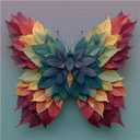 PICKFORU Gradient Butterfly Puzzles for Adults 1000 Pieces, Colorful Nature Leaves Jigsaw Puzzle, Hard Unique Challenging Collage Art Puzzle