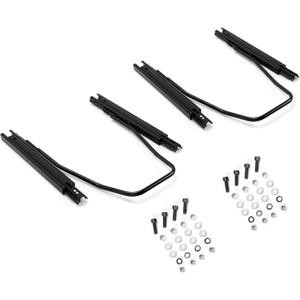 Kojem Universal Seat Sliders Seat Mounting Track, Dual Locking Rails Brackets Kit Compatible with NRG Sparco Racing Seats and Most Aftermarket Seats- 2 x Set of Sliders