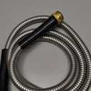 Short Metal Garden Hose 6 ft Connector, Stainless Steel Small Hose Extension Adapter for Hose Reel, Long, Flexible, Lightweight & Heavy Duty Water Pipe, No Kinking Outdoor Water Hose for Yard, 6 Feet