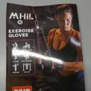 MhIL Workout Gloves for Women Breathable Gym Gloves for Women with Palm Protection and Enhanced Grip Padded Weight Lifting Glove for Womens with Wrist Wraps Support Weightlifting Exercise Cycling, Medium: 7.5 8 / 19.1 20.5 cm