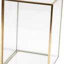 Beaupretty 1pc Makeup Brush Holder Gold Makeup Organizer Pencil Cup Organizer Brush Storage Box