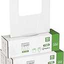 Simple's Plastic Bags with Handles For Small Business, (3 Pack=240 Bags) Shopping Grocery, Plastic T Shirts Bag, Dispenser Roll - Measures 12"x7"x22", 1.2 Mil Thickness