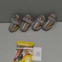 QUMY Dog Shoes for Small Dog, Puppy Dog Boots & Paw Protectors for Winter, Summer Hot Pavement, Waterproof in Rainy Weather, Ourdoor Walking, Indoor Hardfloors Skid-Resistant Soles Khaki Size 2