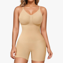 Nebility Shapewear Bodysuit for Women Tummy Control Body Suit Seamless Sculpting Body Shaper Mid Thigh Shorts,L/XL