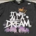 It was A Dream Tshirt Men Women Rap 1990s Music Hip Hop T-Shirt, Black, Medium  