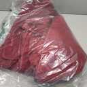 Arcadia Home 72 Inches Tree Skirt with Classic Design on Garnet Red, Handcrafted Cotton Velvet Tree Skirt for Christmas Trees Classic Series Holiday Decoration