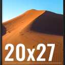 LaVie Home 20x27 Picture Frame for Wall Display, 20x27 Black Picture Frame with HD Plexiglas, 20 x 27 Poster Frame 1 Pack, Display Frame for Vertical or Horizontal, Classic Collection