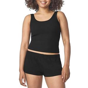 iflorence by mills Womens Sweet Solstice Ribbed Tank Black, Size Medium