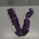 24 Inch Dark Purple Braided Ponytail Hair Extension with Tie Synthetic Braiding Hair for Costume Cosplay