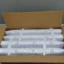 18pcs Christmas Tree Gate, 15.7 Inches Tall Christmas Tree Picket Fence for Dogs, Round Toddler Baby Proof White Gate Around Xmas Tree, Thick Plastic Reja para Arbol de Navidad Pet Cat Protector