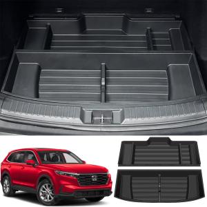 Trunk Custom-Fit Organizer for 2023 2024 2025 Honda CR-V, SUV Insert Cargo Rear Hatch Storage Box for CRV EX LX EX-L Touring Turbo Plus Sport Accessories