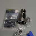 Stainless Steel Pull Down Spray Head Replacement with 15 Adapters, NSF/ANSI/CAN 61 & CUPC Certified 3-Function Kitchen Faucet Nozzle, Compatible with Moen, Delta, Kohler Faucet, Brushed Nickel