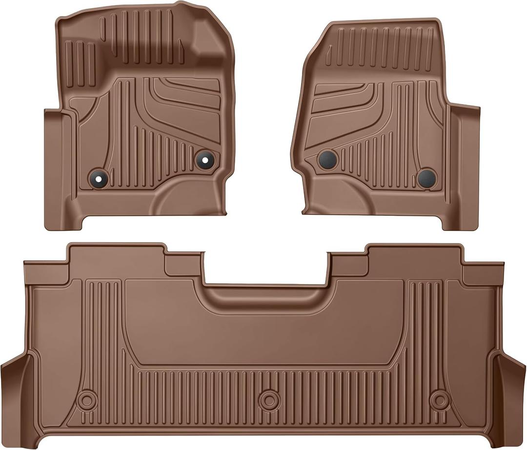 Floor Mats for 2017-2026 Ford F-250/F-350/F-450/F-550 SuperCrew Cab, Red