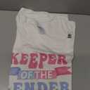 Keeper of The Gender Reveal Baby Bear Balloons Pink Or Blue T-Shirt (White, M)