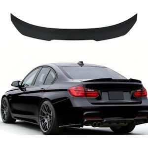 time secret Rear Spoiler Wing for BMW 5 Series F10 4 Door Sedan & F10 M5 2010-2016 Trunk Lid Spoiler Gloss Black