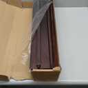 AZSKY 24 Inch Book Shelves for Nursery Floating Bookshelf Wall Mount Deep Walnut Shelves for Room Wall Hooks for Hanging Nursery Shelf for Kids Room Bedroom Bathroom Living Room Kitchen Set of 3