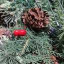 Nearly Natural 5ft. Montana Mixed Pine Artificial Christmas Tree with Pine Cones, Berries and 250 Clear LED Lights