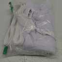 Hosuly Banister Guard 15 x 3 ft Balcony Netting for Kids Pets Stairway Safety Net Baby Fence Door Balcony Netting Safety Mesh Stair Net with No Drilling for Apartment Railing(White)