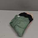 Langsprit Frenchie Female Dog Diapers No Tail Hole,Reusable Puppy French Bulldog Diapers Female for Period Heat,Washable Doggy Doggie Diapers for Female Dogs Medium (Pink,Green,Black)