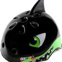 Kids Toddler Bike Helmet, Adjustable and Multi-Sport for Child Boys and Girls, 2 Sizes (Medium: 54-58 cm / 21.3"-22.8", Shark(Black))