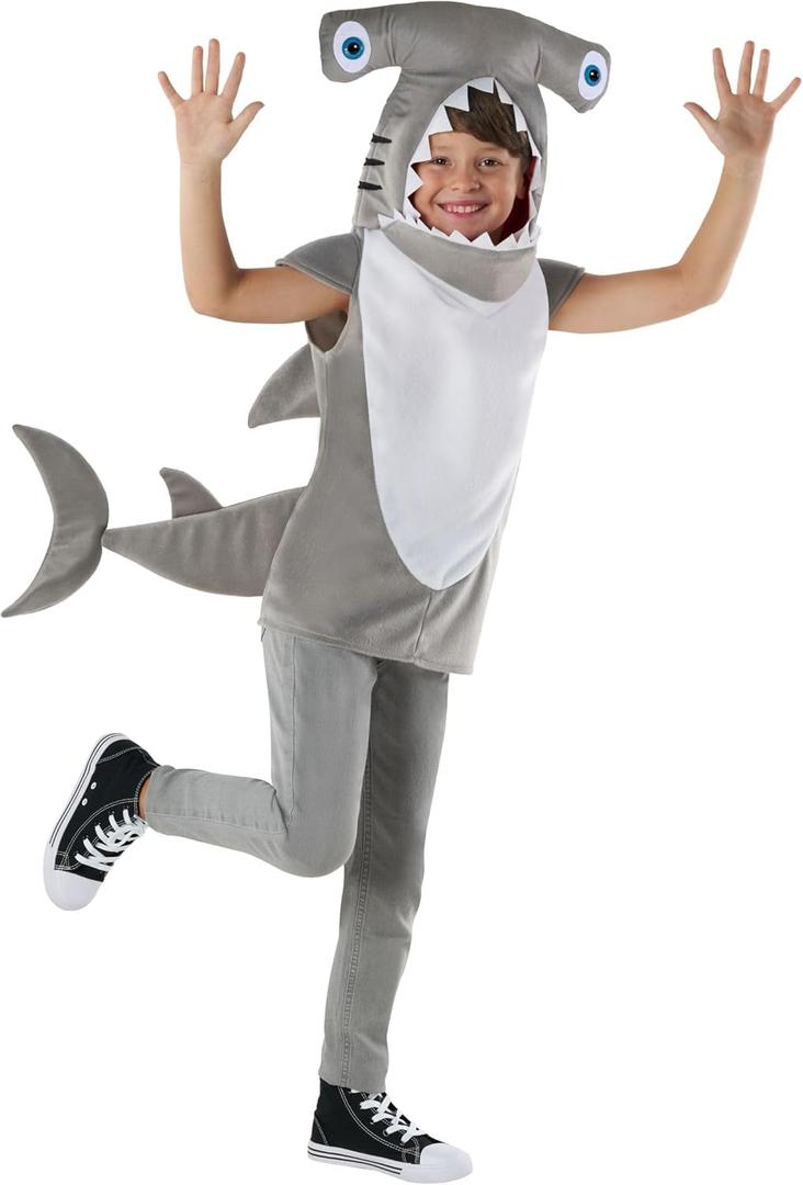 Morph Costumes Hammerhead Shark Costume Kids Boys Fish Outfit Tabard Halloween Costumes For Kids Shark Costume Boys (Medium)