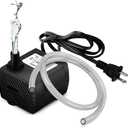 PULACO 95GPH 5W Mini Submersible Water Pump with 3.3 ft Tubing for Aquarium Fish Tank, Pond, Fountain, Hydroponics