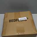 Bedfolks Waterproof Dog Crate Bed,Plush Dog Bed with Removable Washable Cover,Faux Fur Dog Crate Pad for Small Dogs and Cats,Fluffy Dog Kennel Bed 23"x18",Black-White Cowhide