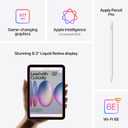 Apple iPad mini (A17 Pro): Apple Intelligence, 8.3-inch Liquid Retina Display, 128GB, Wi-Fi 6E, 12MP Front/12MP Back Camera, Touch ID, All-Day Battery Life  Purple