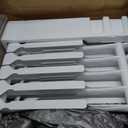 Quiet Energy Saving Hot Water Radiator, 6-Panel Wall-Mounted Aluminum Radiator Heater for Kitchen, Bathroom and Bedroom