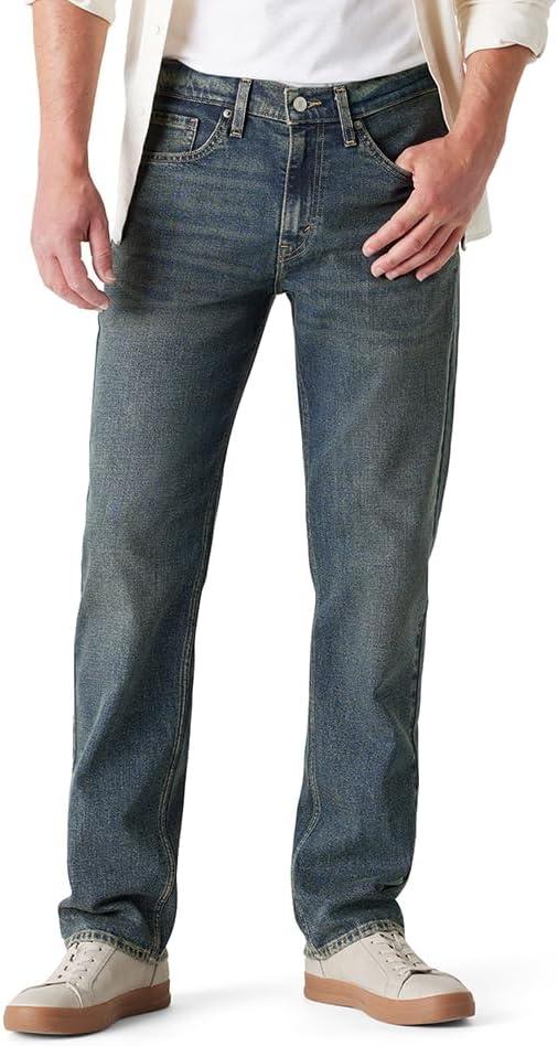 Signature by Levi Strauss & Co. Gold Mens Regular Straight Fit Jeans (34W x 32L, (New) Wild Frontier)