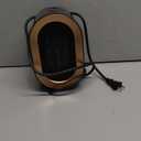 Indoor Electric Portable Space Heater, 1200W Personal Desk Heater, Fast Quiet Heating Ceramic for Large Room,Bedroom and Office Use (White)