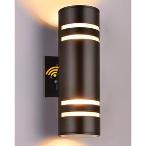 Housen Solutions Dusk to Dawn Outdoor Wall Lights, IP65 Waterproof Exterior Lighting Fixtures, Aluminum Outdoor Lights Fixture for Porch Patio, Oil Rubbed Bronze