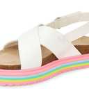 Carter's girls Candy (4 Toddler, White)